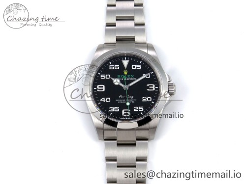 VS공장 에어킹 126900 1:1 Best Edition 904L Steel Black Dial on SS Bracelet VS3230