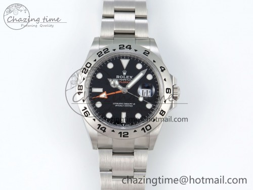 C+공장 익스플로러 42mm 226570 Black 904L SS 1:1 Best Edition Black Dial on Bracelet VR3285 CHS