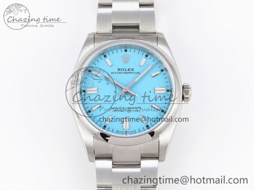 VS공장 오이스터 퍼페츄얼 36mml 126000 36mm VSF 1:1 Best Edition 904L Steel Tiffany Blue Dial VS3235