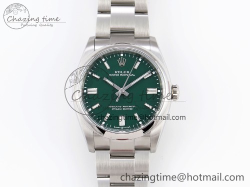VS공장 오이스터 퍼페츄얼 36mm 126000 VSF 1:1 Best Edition 904L Steel Green Dial VS3235