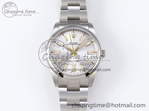 VS공장 오이스터 퍼페츄얼 41mm 124300 VSF 1:1 BEST EDITION 904L STEEL SILVER DIAL VS3235