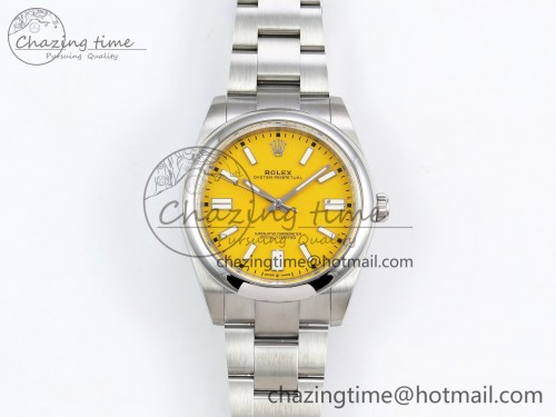 DIW공장 오이스터 퍼페츄얼 41mm DIWF 1:1 Best Edition 904L Steel Yellow Dial A3230