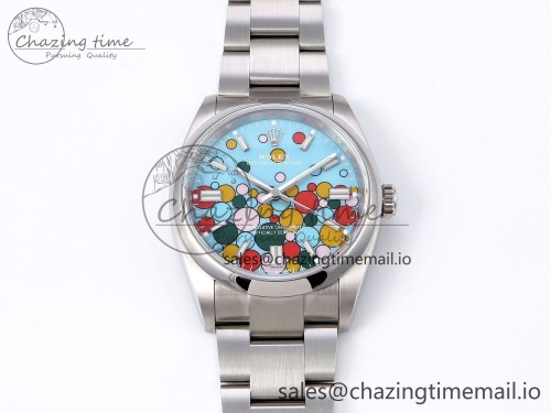 VS공장 오이스터 퍼페츄얼 36mm VSF 1:1 Best Edition 904L Steel Celebration Bubble Dial VS3235