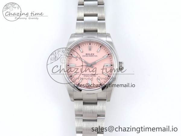 Oyster Perpetual 126000 36mm EWEF Best Edition 904L Steel Pink Dial A3230