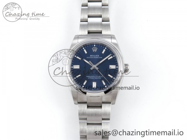 Oyster Perpetual 126000 36mm EWEF Best Edition 904L Steel Blue Dial A3230
