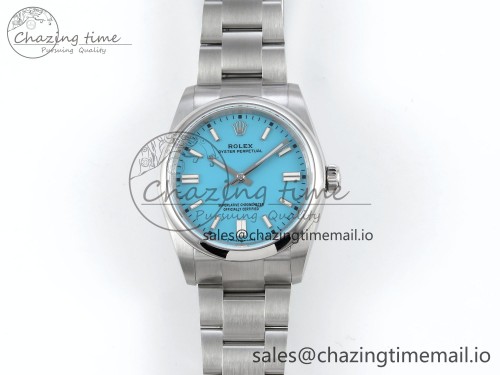 DIW공장 오이스터 퍼페츄얼 36mm DIWF 1:1 Best Edition 904L Steel Tiffany Blue Dial A3230