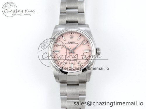 DIW공장 오이스터 퍼페츄얼 36mm DIWF 1:1 Best Edition 904L Steel Pink Dial A3230