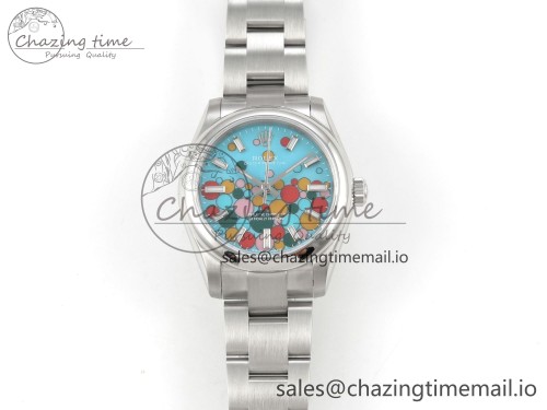 DIW공장 오이스터 퍼페츄얼 31mm 277200 DIWF Best Edition Celebration Bubble Dial on SS Bracelet A2232