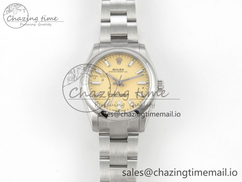DIW공장 오이스터 퍼페츄얼 31mm 277200 DIWF Best Edition Cream Dial on SS Bracelet A2232