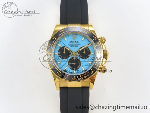UFO공장 데이토나 프리스프렁 무브 126518 UFO 1:1 Best Edition Tiffany Turquoise Blue Dial on Oysterflex Strap UF4131