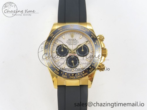 UFO공장 데이토나 프리스프렁 무브 126518 UFO 1:1 Best Edition Meteorite Dial on Oysterflex Strap UF4131