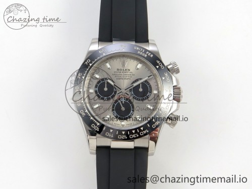 UFO공장 데이토나 프리스프렁 무브 116519 UFO 1:1 Best Edition Gray Dial on Oysterflex Strap UF4130 (Free Sprung)