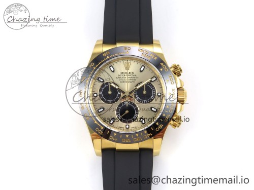 VS공장 데이토나 116518 VSF 1:1 Best Edition 904L Steel YG Dial on Oysterflex Strap DD4130