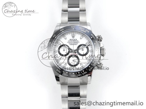 VS공장 데이토나 116500 VSF 1:1 Best Edition White Dial Steel 904L on SS Bracelet DD4130