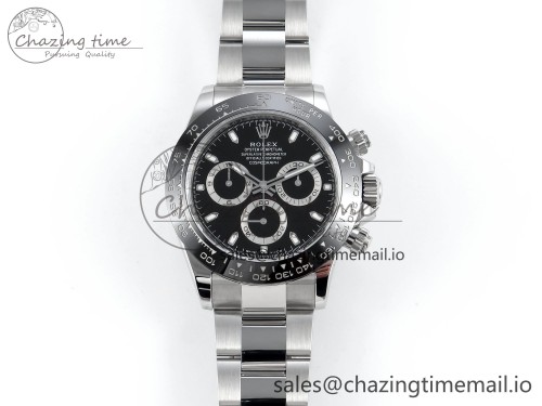 VS공장 데이토나 116500 VSF 1:1 Best Edition Black Dial Steel 904L on SS Bracelet DD4130