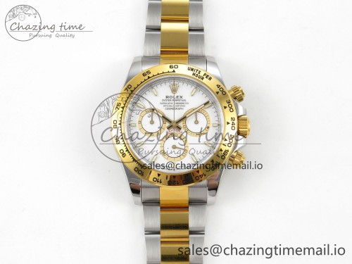 VS공장 데이토나 텅스텐(무게맞춤)126503 VSF 1:1 Best Edition White Dial on SS/YG Braclet DD4131 (Weighted)