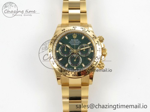 VS공장 데이토나 텅스텐(무게맞춤)116508 VSF 1:1 Best Edition Green Dial on YG Bracelet DD4130 (Gain Weight)
