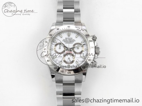 VS공장 데이토나 116520 VSF 1:1 Best Edition 904L Steel White Dial on SS Braclet VS4130