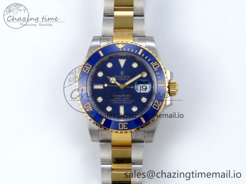 VS공장 서브마리너 청콤 116613 LB VSF 1:1 Best Edition Blue Dial Blue Ceramic on SS/YG Bracelet VS3135
