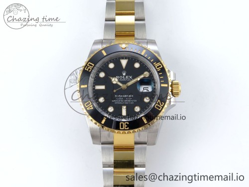 VS공장 서브마리너 흑콤 116613 LN Black Ceramic 904L Steel/YG VSF 1:1 Best Edition Black Dial VS3135