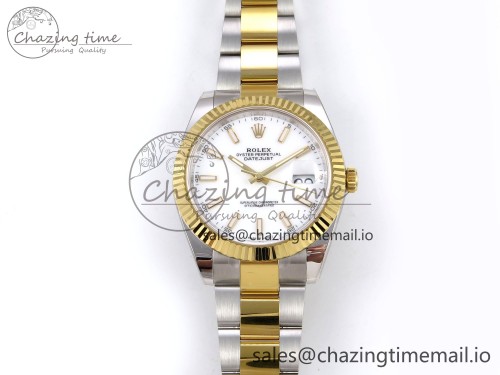 AR공장 데이저스트 41MM 텅스텐(무게맞춤) SS/YG ARF 1:1 Best Edition 904L Steel White Stick Dial on Oyster Bracelet SH3235 (Gain Weight)