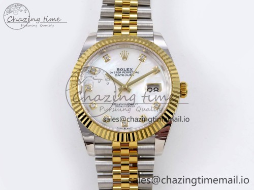 AR공장 데이저스트 41MM 텅스텐(무게맞춤)  SS/YG ARF 1:1 Best Edition 904L Steel White MOP Dial on Jubilee Bracelet SH3235 (Gain Weight)