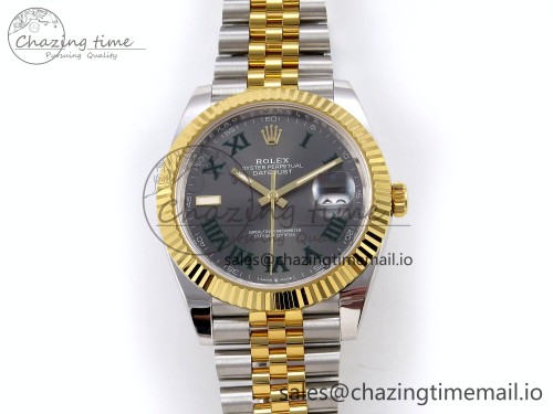 AR공장 데이저스트 41MM 텅스텐(무게맞춤) SS/YG ARF 1:1 Best Edition 904L Steel Gray Green Roman Dial on Jubilee Bracelet SH3235 (Gain Weight)