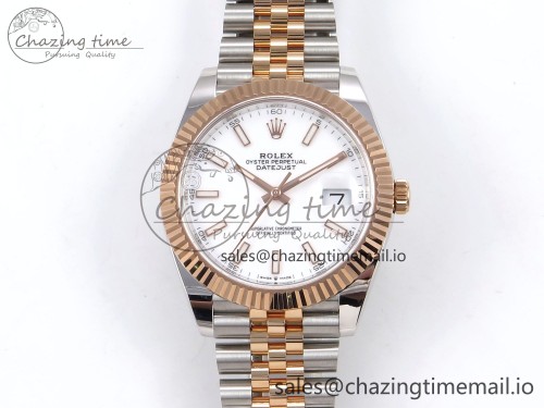 AR공장 데이저스트 41MM 텅스텐(무게맞춤) 126331 ARF 1:1 Best Edition 904L Steel White Dial on SS/RG Jubilee Bracelet SH3235（Gain Weight）