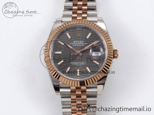 AR공장 데이저스트 41MM 텅스텐(무게맞춤)  126331 ARF 1:1 Best Edition 904L Steel Gray Textured Dial on SS/RG Jubilee Bracelet SH3235（Gain Weight）
