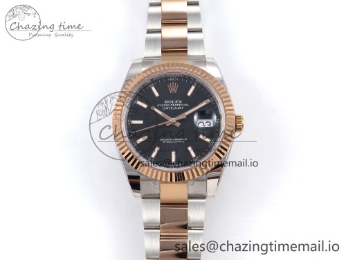 AR공장 데이저스트 41MM 텅스텐(무게맞춤) 126331 ARF 1:1 Best Edition 904L Steel Black Dial on SS/RG Oyster Bracelet SH3235（Gain Weight）