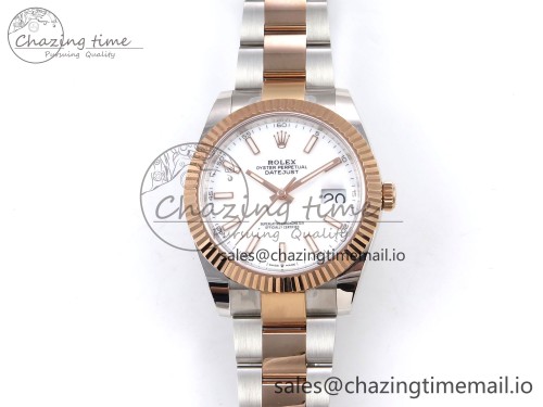 AR공장 데이저스트 41MM 텅스텐(무게맞춤)  126331 ARF 1:1 Best Edition 904L Steel White Dial on SS/RG Oyster Bracelet SH3235（Gain Weight）
