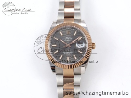AR공장 데이저스트 41MM 텅스텐(무게맞춤)  126331 ARF 1:1 Best Edition 904L Steel Gray Textured Dial on SS/RG Oyster Bracelet SH3235（Gain Weight）
