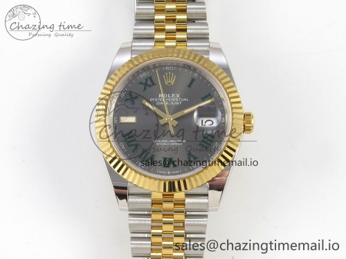 AR공장 데이저스트 41MM 텅스텐(무게맞춤) 126333 SS/YG ARF 1:1 Best Edition Gray Roman Dial on Jubilee Bracelet SH3235 (Weighted)