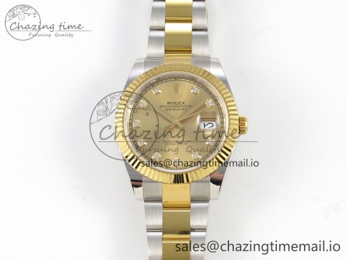 AR공장 데이저스트 41MM 텅스텐(무게맞춤) 126333 SS/YG ARF 1:1 Best Edition YG Diamonds Dial on Oyster Bracelet SH3235 (Weighted)