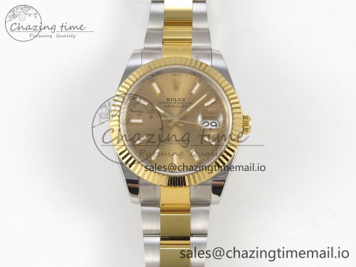 AR공장 데이저스트 41MM 텅스텐(무게맞춤) 126333 SS/YG ARF 1:1 Best Edition YG Stick Dial on Oyster Bracelet SH3235 (Weighted)