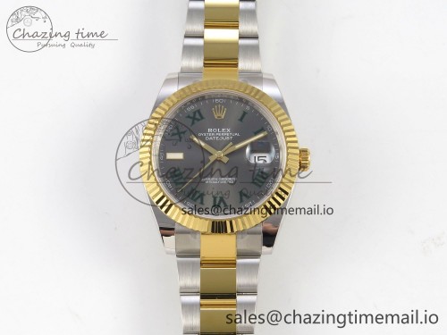AR공장 데이저스트 41MM 텅스텐(무게맞춤) 126333 SS/YG ARF 1:1 Best Edition Gray Roman Dial on Oyster Bracelet SH3235 (Weighted)
