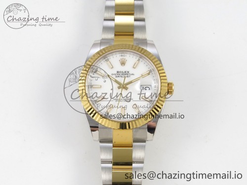 AR공장 데이저스트 41MM 텅스텐(무게맞춤) 126333 SS/YG ARF 1:1 Best Edition White Stick Dial on Oyster Bracelet SH3235 (Weighted)