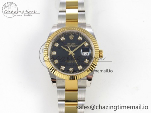 AR공장 데이저스트 41MM 텅스텐(무게맞춤) 126333 SS/YG ARF 1:1 Best Edition Black Diamonds Dial on Oyster Bracelet SH3235 (Weighted)