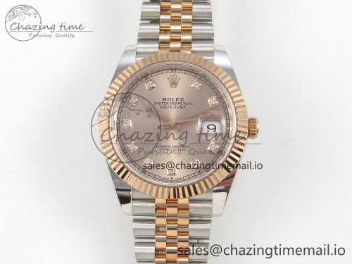AR공장 데이저스트 41MM 텅스텐(무게맞춤) 126331 SS/RG ARF 1:1 Best Edition RG Diaomonds Dial on Jubilee Bracelet SH3235 (Weighted)