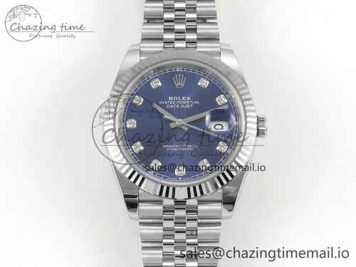 AR공장 데이저스트 41mm 126334 ARF 1:1 Best Edition Blue Diamonds Dial on Jubilee Bracelet DD3235