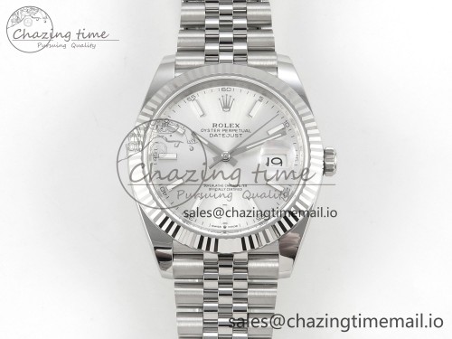 AR공장 데이저스트 41mm 126334 ARF 1:1 Best Edition Sliver Stick Dial on Jubilee Bracelet DD3235