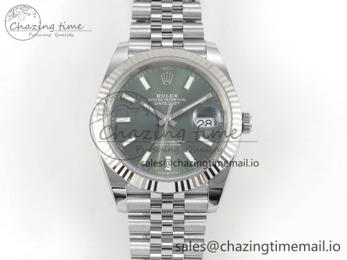 AR공장 데이저스트 41mm 126334 ARF 1:1 Best Edition Green Stick Dial on Jubilee Bracelet DD3235