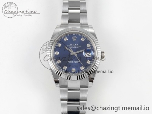 AR공장 데이저스트 41mm 126334 ARF 1:1 Best Edition Blue Diamonds Dial on Oyster Bracelet DD3235