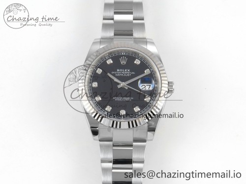 AR공장 데이저스트 41mm 126334 ARF 1:1 Best Edition Black Diamonds Dial on Oyster Bracelet DD3235
