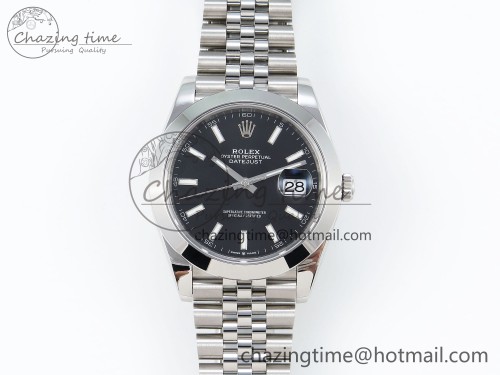 VS공장 데이저스트 41 126330 904L SS VSF 1:1 Best Edition Black Dial on Jubilee Bracelet VS3235