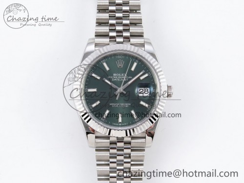 VS공장 데이저스트 41 126334 904L SS VSF 1:1 Best Edition V2 Green Dial on Jubilee Bracelet VS3235 (133g)