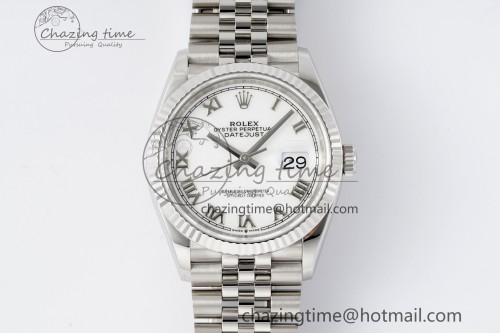 VS공장 데이저스트 36mm SS 116234 VSF 1:1 Best Edition 904L Steel White Roman Dial on Jubilee Bracelet VS3135