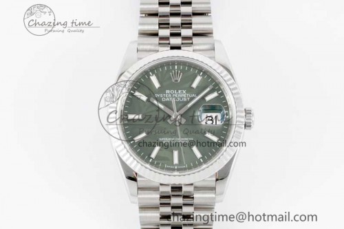 VS공장 데이저스트 36mm SS 116234 VSF 1:1 Best Edition 904L Steel Green Leaf Dial on Jubilee Bracelet VS3235
