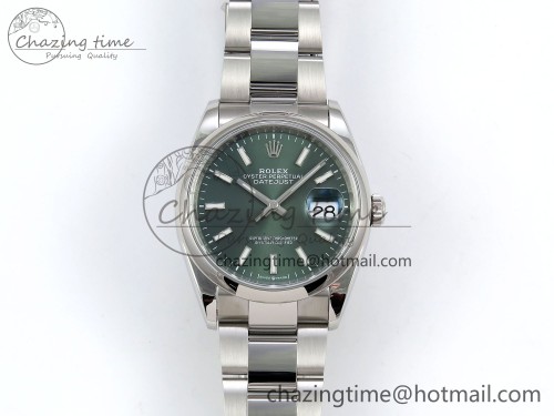 VS공장 데이저스트 36mm SS 126200 VSF 1:1 Best Edition 904L Steel Green Dial on Oyster Bracelet VS3235