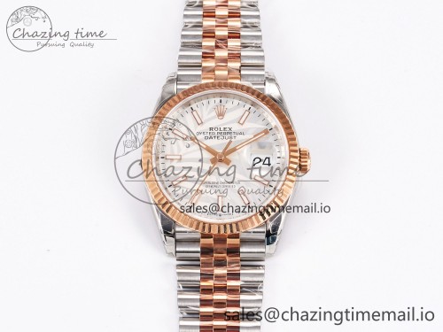 VS공장 데이저스트 36mm SS/YG 126231 VSF 1:1 Best Edition 904L Steel RG White Leaf Dial on Jubilee Bracelet VS3235